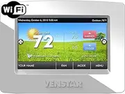 Venstar T8850 ColorTouch - High Res Touch Screen, 7-Day Programmable Thermostat w/WiFi, Alexa Compatible, 4 Heat & 2 Cool Stages, Gas/Electric/Heat Pump, API for 3rd Party Control