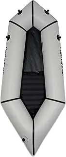WONITAGO Packraft TPU Inflatable Travel Kayak with Soft Seat Lightweight Packrafts for Flat Water Rafting/Bicycle Drifting/Litewater Dinghy, 1 Person