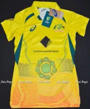 BNWT - Cricket Australia Indigenous ODI Shirt Jersey - Womens Size: XL