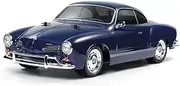 Tamiya 58677 1:10 VW Karmann GHIA (M-06L), Remote Control Car, RC Vehicle, Model Building, Hobby Crafts