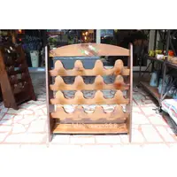 在飛比找蝦皮購物優惠-＊歐閣鄉村傢俱傢飾＊台灣製造16雙實木鞋架原木鞋架 拖鞋架 