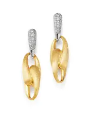 Marco Bicego 18K Yellow Gold & 18K White Gold Lucia Diamond Drop Earrings