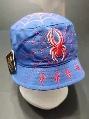 Youth Spider Man Bucket Hat Size Small Embroidered Luxury Headwear Beach Hat