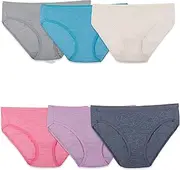 [Fruit of the Loom] Women's 6 Pack Bikini Panties