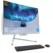 Aio All IN One I3 24 " Full HD Win 11 RAM 8gb SSD 240gb PC Desktop Computer Bent