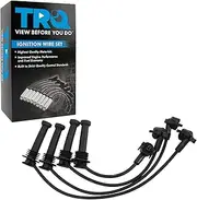 TRQ Spark Plug Wire Set Compatible with 95-03 Ford Contour Escort Mercury Cougar Mystique