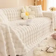 Sofa Blanket Cover 3/2 /4/5 Seater Velvet Sofa Cover Sofa Towel Cover L Shape Versatile Decorative Throw for Sofa Slipcover Protector Anti-Slip Washable,for Winter Adults Dogs (Color : #3, Size :