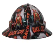 Cool Hard Hats Unisex BACK OFF Pro Choice Wide Hard Hat