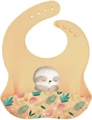 Sassi: Silicone Bib - Gnawy the Sloth