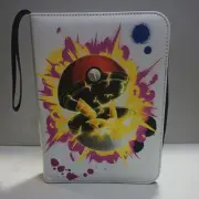 Pokemon Pikachu Card Binder with 4 Pocket 50 Page Trading Card Album Folder