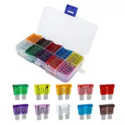 Blade Auto Car Assorted Fuses 100 Standard Assortment Kits Set 2A-35A With Box