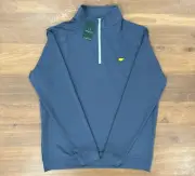 2024 Masters by Peter Millar Men's 1/4 Quarter Zip Golf Pullover Jacket Navy NEW