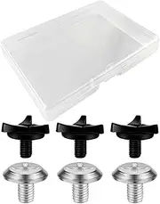 Motorcycle Hat Visor Screws - Quick Fix Replacement Screws with Storage Case | Aluminum Helmet Peaks Fasteners, Easy-to-Install Accessories for Motocross Helmet Visors, Portable and Durrable Kit