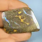 40.51 ct Cabochon (38 x 27 mm) Multi Color Australian Koroit Boulder Opal