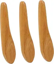 SHERCHPRY 1set Fragrant Acupoint Massage Sticks Portable Hand Held Massage Tools for Relief and Easy to Clean and Use Light Brown 3pcs