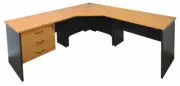 Corner Workstation Desk Student Computer Study Office Table Rapid Worker