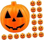 ULDIGI 24pcs Halloween Pumpkin Shaped Candy Holder Openable Candy Box for Sweets for Parties and Treats Design for Festivals and Celebrations