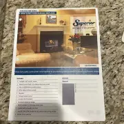 Superior Fireplaces Wrt2042WS F0687 Merit Wood Burning Fire Place White Stacked