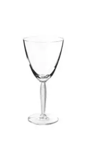 NEW LALIQUE CRYSTAL LOUVRE WINE GLASS #1589500 SATIN BRAND NIB SAVE$$ F/SH
