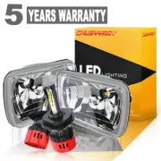 For 1995-1996 1997 Nissan pickup Hardbody LED Headlights Hi/Lo Sealed Beam 7x6"