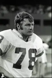 Offensive Lineman Dave Foley Of The Buffalo Bills Nfl 1977 OLD PHOTO