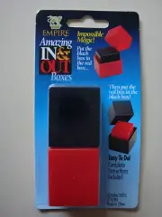 AMAZING IN & OUT BOXES EMPIRE MAGIC TRICK PUZZLE BRAIN TEASER MIND BENDING KIDS