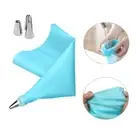 Decor Baking Tools Nozzle Silicone Icing Piping Cream Pastry Bag Set Cake