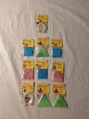 Vintage Plastic Tic-tac-toe, Peg Checkers, Horseshoe Game, NOS, 10 Games