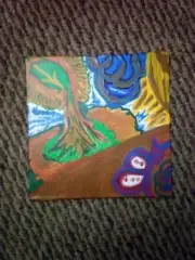 8x8 Article Painted Canvas