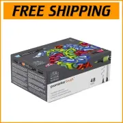 Dual-Tip ProMarker Brush Set - 48 Colors for Ultimate Artistic Versatility