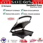 Westinghouse 2000W 4 Slice Electric Grill Toaster Sandwich Press Panini Maker