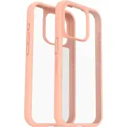 OtterBox React Apple iPhone 15 Pro (6.1") Case Peach Perfect (Peach) - (77-92764), Antimicrobial, DROP+ Military Standard, Raise