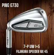 Lefty PING G730 Iron 7 P UW 5 pcs FUJIKURA SPEEDER NX 45 Left