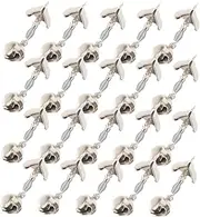 Yardwe Pack Sea Fishing Bells Fishing Rod Alarms Metal Clips for Boys and Girls Beginners