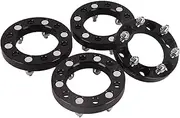 6 Stud 25mm Thickness Wheel Spacers Compatible with Toyota Hilux, 4pcs 6x5.5" Forged Spacer, Bolt Pattern M12x1.5 Thread Pitch 108mm Hub Bore Wheel Spacer Compatible with Mitsubishi Montero