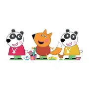 Freddy, Peggi and Pandora Cardboard Cutouts Peppa Pig Multi Pack And 5 Tabletops