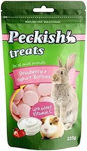 Peckish Strawberry and Yoghurt Buttons Treats 225 g