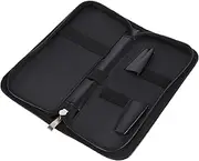 SHERCHPRY Hair Scissor Bag Leather Scissors Case Stylish Hair Styling Tools Pouch for Hairdressers Durable Leather Material Scissors From Damage and Scratches Unisex Design for Salon