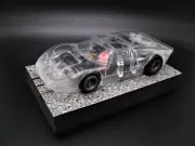 AFX TOMY Ford GT40 MKII Mega G ho slot car *Clear*