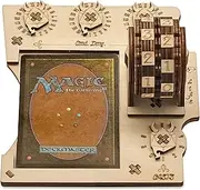 CZYY MTG Commander EDH Command Zone Tray with Life Counter, Wooden, Non-Foldable, Adult, Magic: The Gathering Accessory
