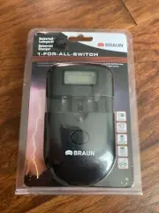 Braun Universal Battery Charger 1 For All Switch w Car Adapter & European Cord
