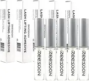 Lash Lifting Adhesive (5ml 0.16 oz) Eyelash Perming Rod Fix Glue for Eyelas Curl Strong Sticky Hold, Eyelash Extension Glue for Eyelash Lifting or False Eyelashes (5 Pack)