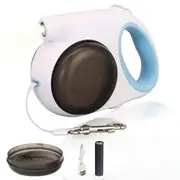 Strong no Tangle Light Retractable Leash with Water Bowl Food Box for Dogs