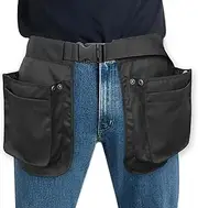 Tool Belt - Adjustable Utility Pocket Waist Pack | Lightweight Tool Organizer Apron Pouch for Dog Walking, Outdoor Running, Gardening, Crafts, Bag