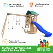 Lifespan Kids Montrose Play Centre Set with 2.2m Blue Slide