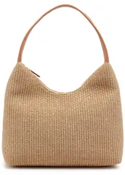 Mansur Gavriel Candy Raffia Shoulder bag - Natural ONE SIZE