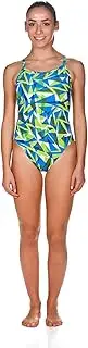 [arena] Womens Shattered Glass Challenge Back One Piece Swimsuit