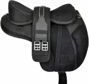 Treeless Freemax Synthetic English Horse Saddle Black Edition