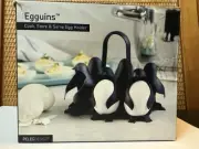 3-in-1 Egg Cooker, Store and Serve Egg Holder, Penguin-Shaped - New With Box