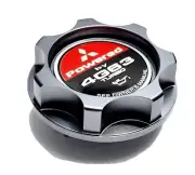GUNMETAL ENGINE BILLET OIL CAP FOR MITSUBISHI LANCER EVO 7 4G63 TURBO JDM (for: Mitsubishi)